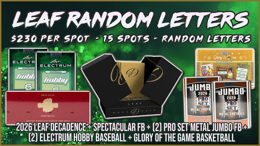 RGL #5809 - Leaf Random Letters (Random Letter) (8/22/26)