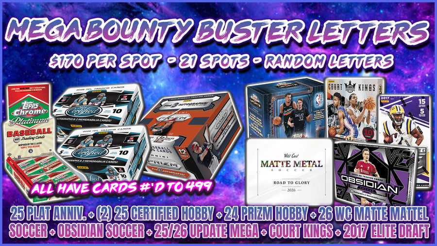 RGL #5816 - Mega Bounty Buster Letters (Random Letter) (8/26/26)