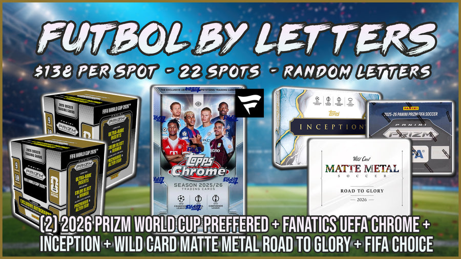 RGL #5828 - Futbol by Letters (Random Letter) (8/29/26)