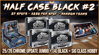 RGL #5836 - Chrome Black Half Case (Random Team) (8/29/26)