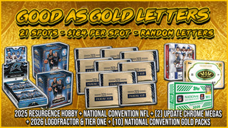 RGL #5844 - Good as Gold Letters (Random Letter) (9/1/26)