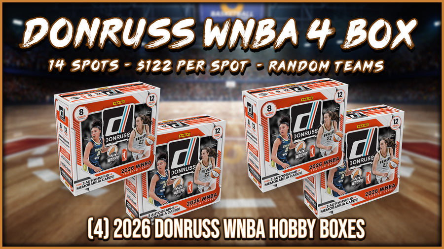 RGL #5868 - Donruss WNBA 4 Box (Random Team) (9/12/26)