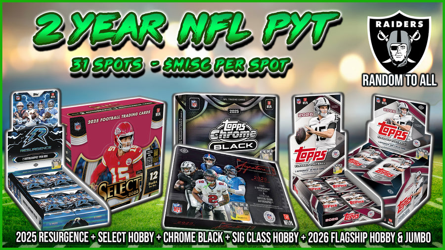 RGL #5879 - 2 Year NFL PYT (9/16/26) (Raiders Random)