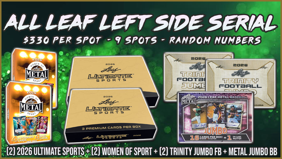RGL #5882 - All Leaf Left Side (Random Number) (9 Spot) (9/16/26)