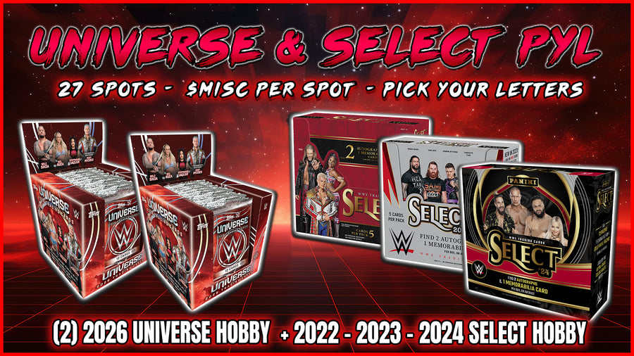 RGL #5890 - Universe & Select PYL (Pick Your Letter) (First Name) (9/18/26)