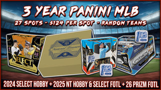 RGL #5905 - 3 Year Panini MLB (Random Teams) (9/23/26)