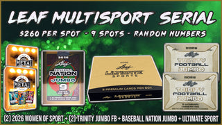 RGL #5907 - Leaf Multisport Serial (Random Number) (9 Spot) (9/23/26)