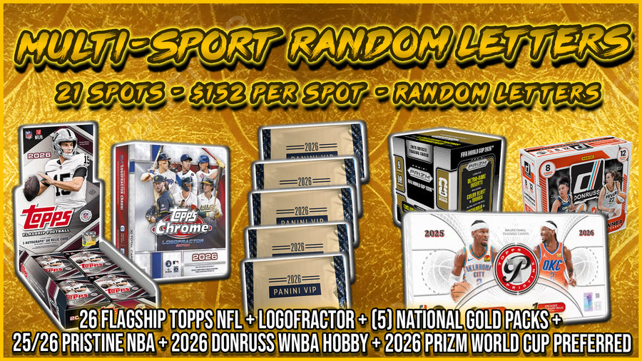 RGL #5916 - Multi-Sport Random Letters (9/26/26)