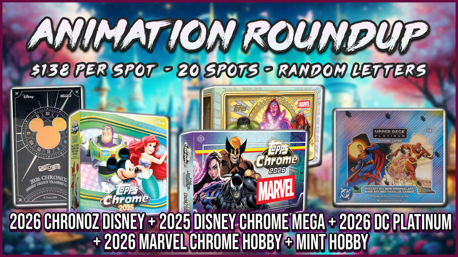 RGL #5922 - Animation Roundup (Random Letter) (9/26/26)