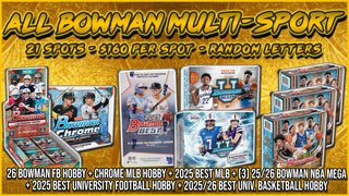 RGL #5968 - All Bowman Multi-Sport (Random Letter) (10/10/26)