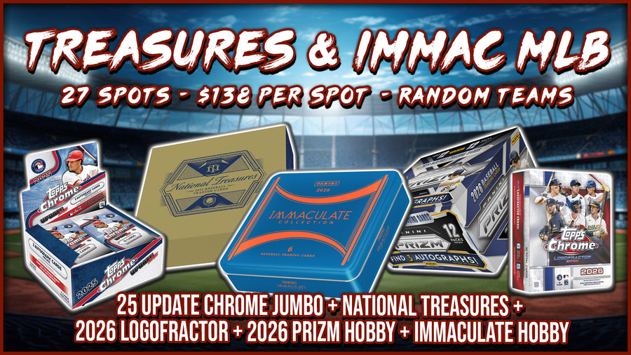 RGL #5976 - Treasures & Immac MLB #2 (Random Team) (10/10/26)