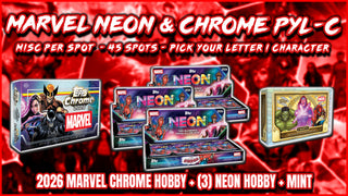 RGL #5977 - Marvel Neon & Chrome PYL/PYC (Pick Your Letter/Character) (First Name) (10/14/26)