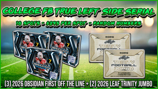 RGL #5998 - Obsidian FOTL & Trinity College FB True Left Side Serial (Random Number) (10/17/26)