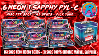RGL #6000A - 6 Neon 1 Sapphy PYL/PYC (Pick Your Letter/Character) (First Name) (10/21/26)