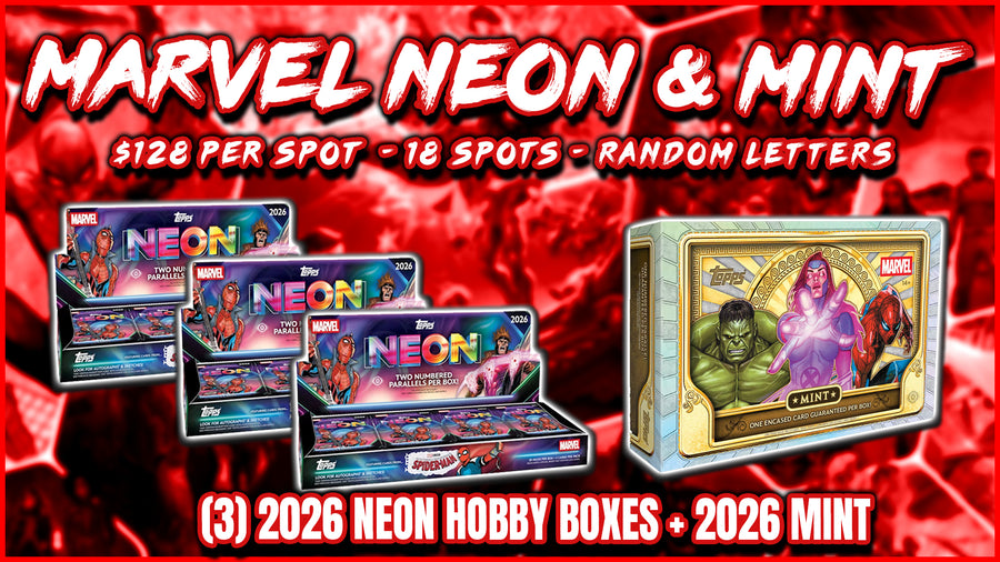 RGL #6018 - Marvel Neon & Mint (Random Letter) (10/24/26)