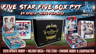 RGL #6028 - Five Star Five Box PYT (Dodgers Random) (10/28/26)