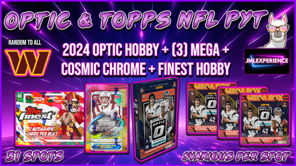 JML #487 - Optic NFL PYT (Commanders Random) (5/8/25)