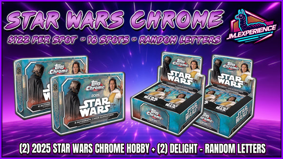 JML #691 - Star Wars Chrome Random Letters (8/21/25)