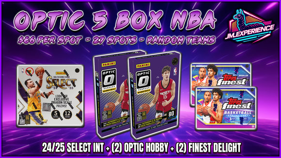 JML #694 - Optic 5 Box NBA (8/21/25)