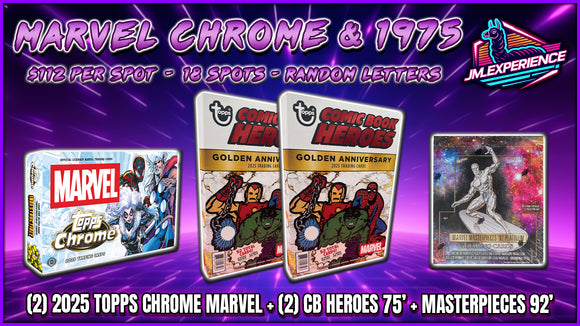 JML #726 - Marvel Chrome & Heroes 1975 Random Letters (9/25/25)