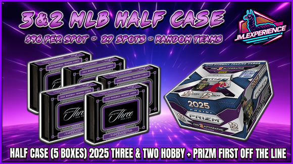 JML #734 - Three Count MLB Half Case (10/2/25)