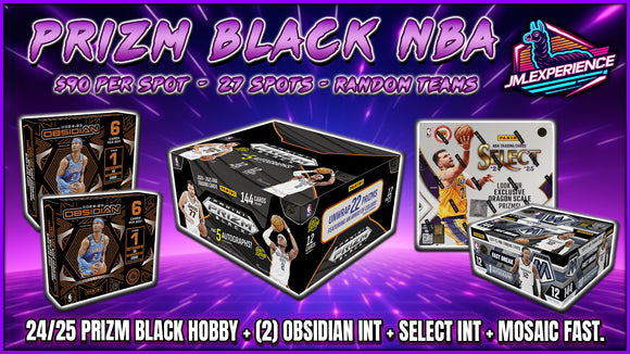 JML #737 - Prizm Black NBA 5 Box Mixer (10/2/25)
