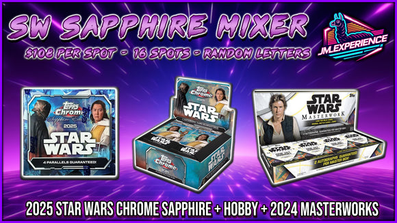 JML #740 - Star Wars Sapphire & Masterworks (10/9/25)