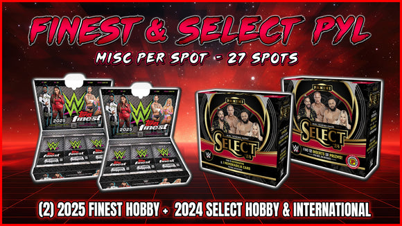 JML #753 - WWE Finest & Select Pick Your Letter (First Name) (10/23/25)