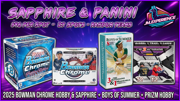 JML #760  - Bowman Sapphire & Panini MLB (10/23/25)