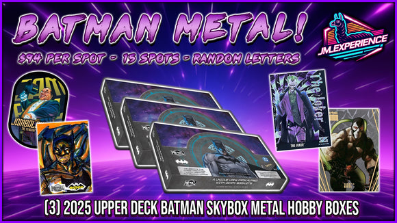 JML #787 - 3 Box Batman Metal (11/20/25)