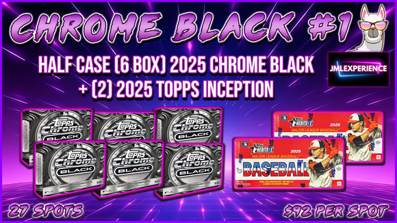 JML #582 - Chrome Black Half Case (5/1/25)