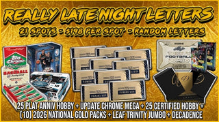 RGL #5837 - Really Late Night Letters (Random Letter) (8/29/26)