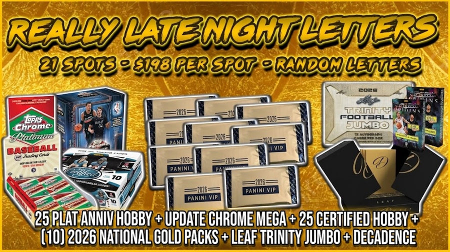 RGL #5837 - Really Late Night Letters (Random Letter) (8/29/26)