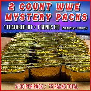 RGL #2100 - RGL's 2-Count WWE Mystery Packs (Breaking LIVE 9/9/23) - 1 Featured Hit + 1 Bonus Card Per Pack - : 8:30 PM PT TONIGHT!