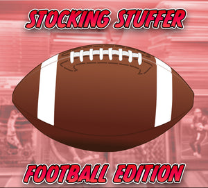 Stocking Stuffer FOOTBALL Mystery Pack - [1 hit/1 pack/ 4 Gold Rookies + Bonuses]