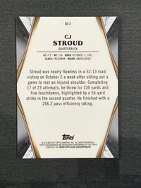 2022 Bowman University CJ STROUD Invicta Insert OSU RC